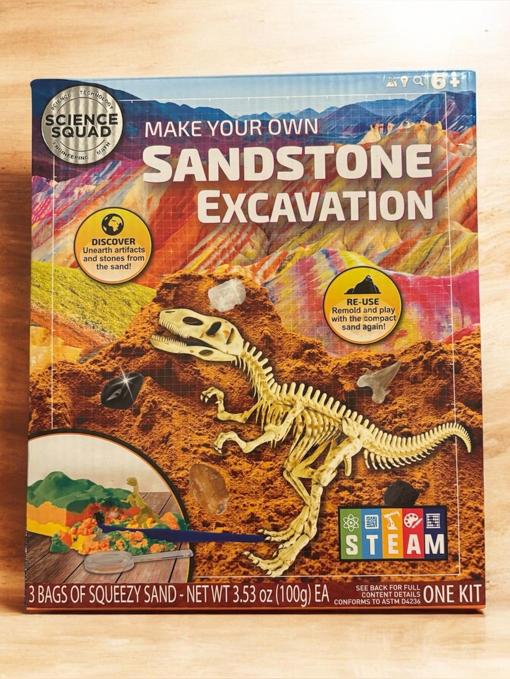 New Make Your Own Sandstone Excavation Kit